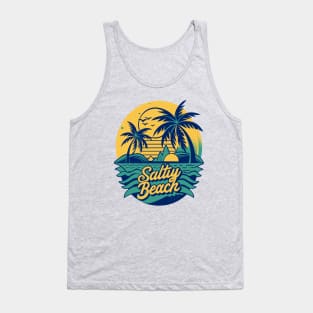 Matching Vacation Summer Beach Design for Family - Vacay Mode - Funny Summer Vacation Quote - Summer Vacation Tropical Relaxation Tank Top